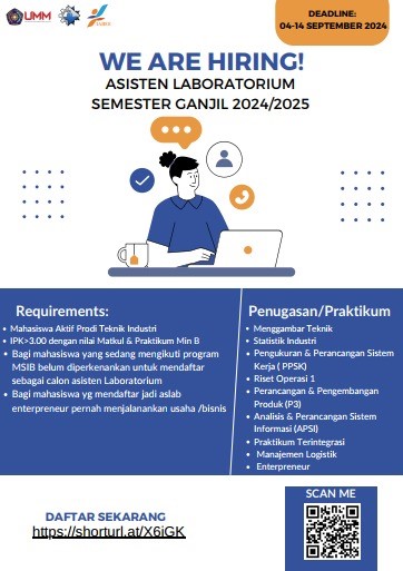 Rekruitmen Asisten Laboratorium Semester Ganjil 2024/2025